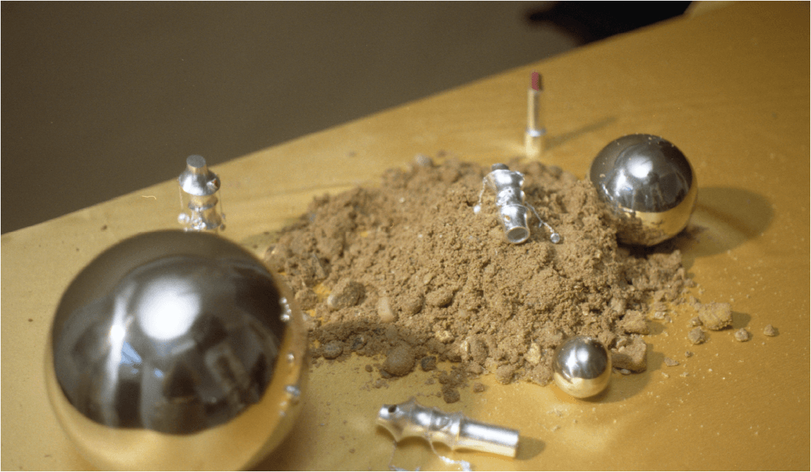 POUTO materials and still-life arrangement